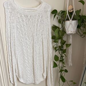 SO Cream Cable Knit Sweater